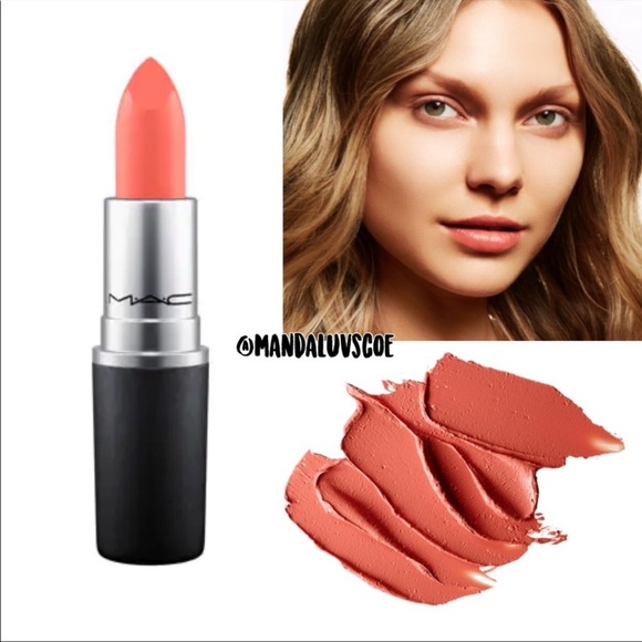 MAC Peachy New Year Satin Lipstick NIB - Picture 3 of 9